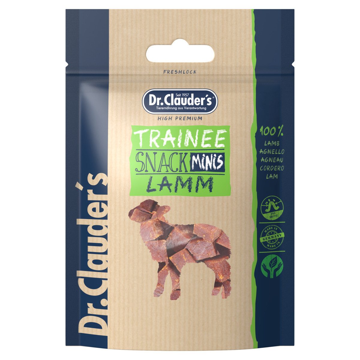 Dr. Clauder's Trainee Snack Minis Lamm 50 g, für: Hund