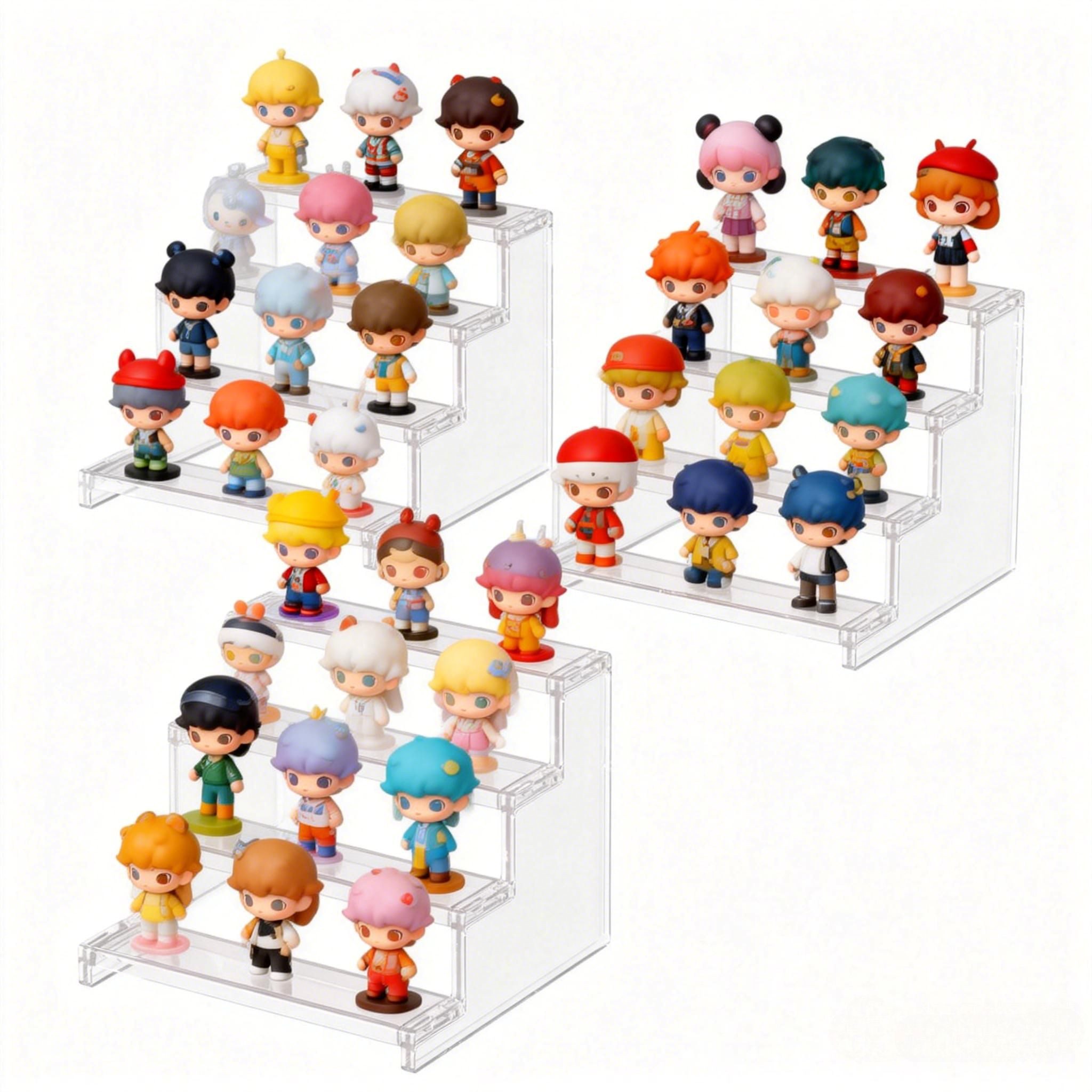 Lifewit Stufenregal Transparenter Kunststoff Ausstellungsständer zur kleine günstig online kaufen