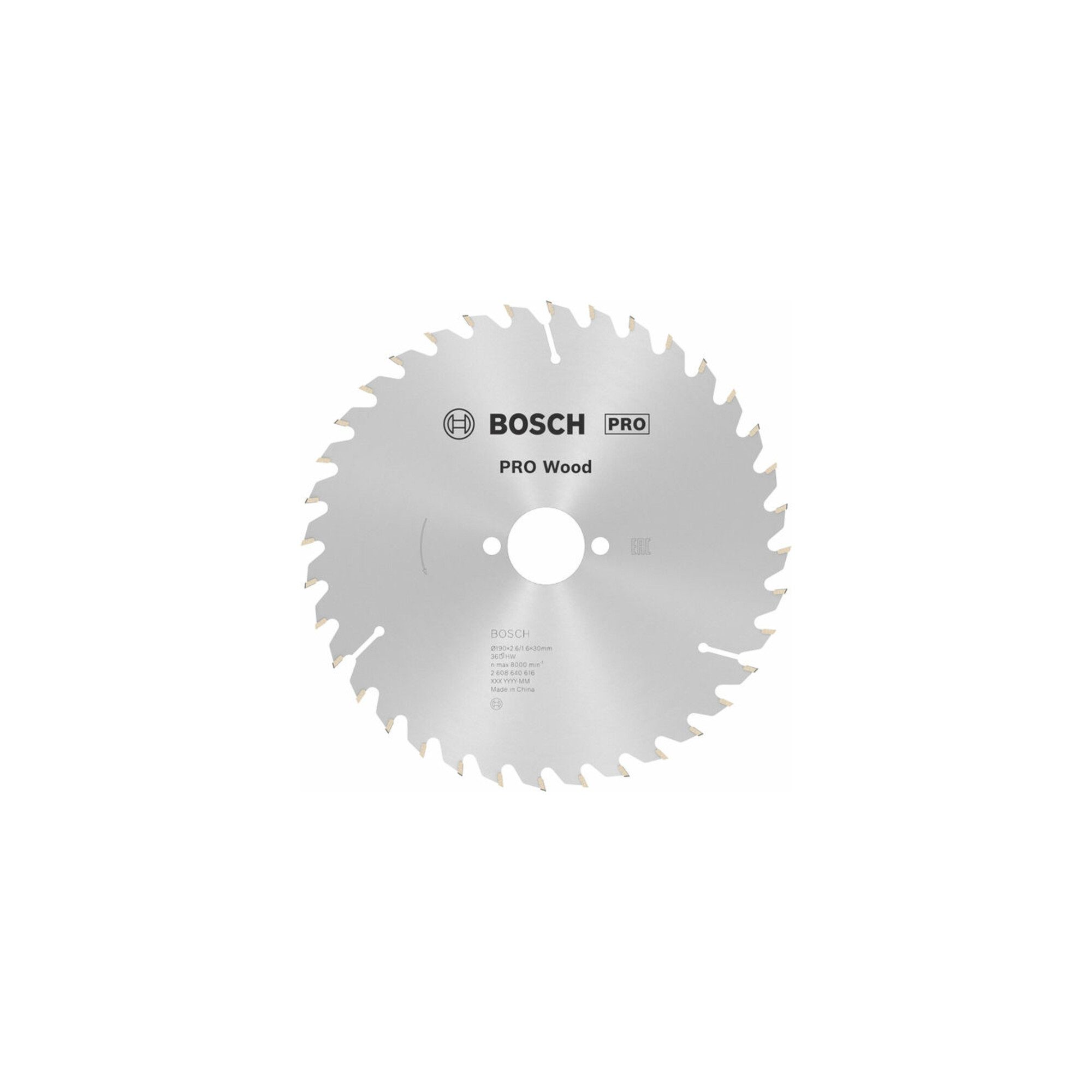 Bosch Professional Kreissägeblatt Bosch Kreissägeblatt Optiline Wood für Handkreissägen 190 x 30 x 2,6 m