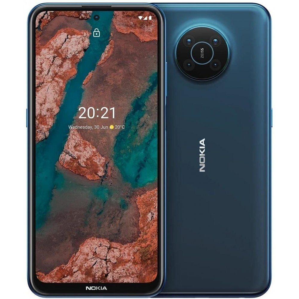 Nokia X20 5G 128 GB / 6 GB - Smartphone - nordic blue Smartphone (6,7 Zoll,  128 GB Speicherplatz, 64 MP Kamera)