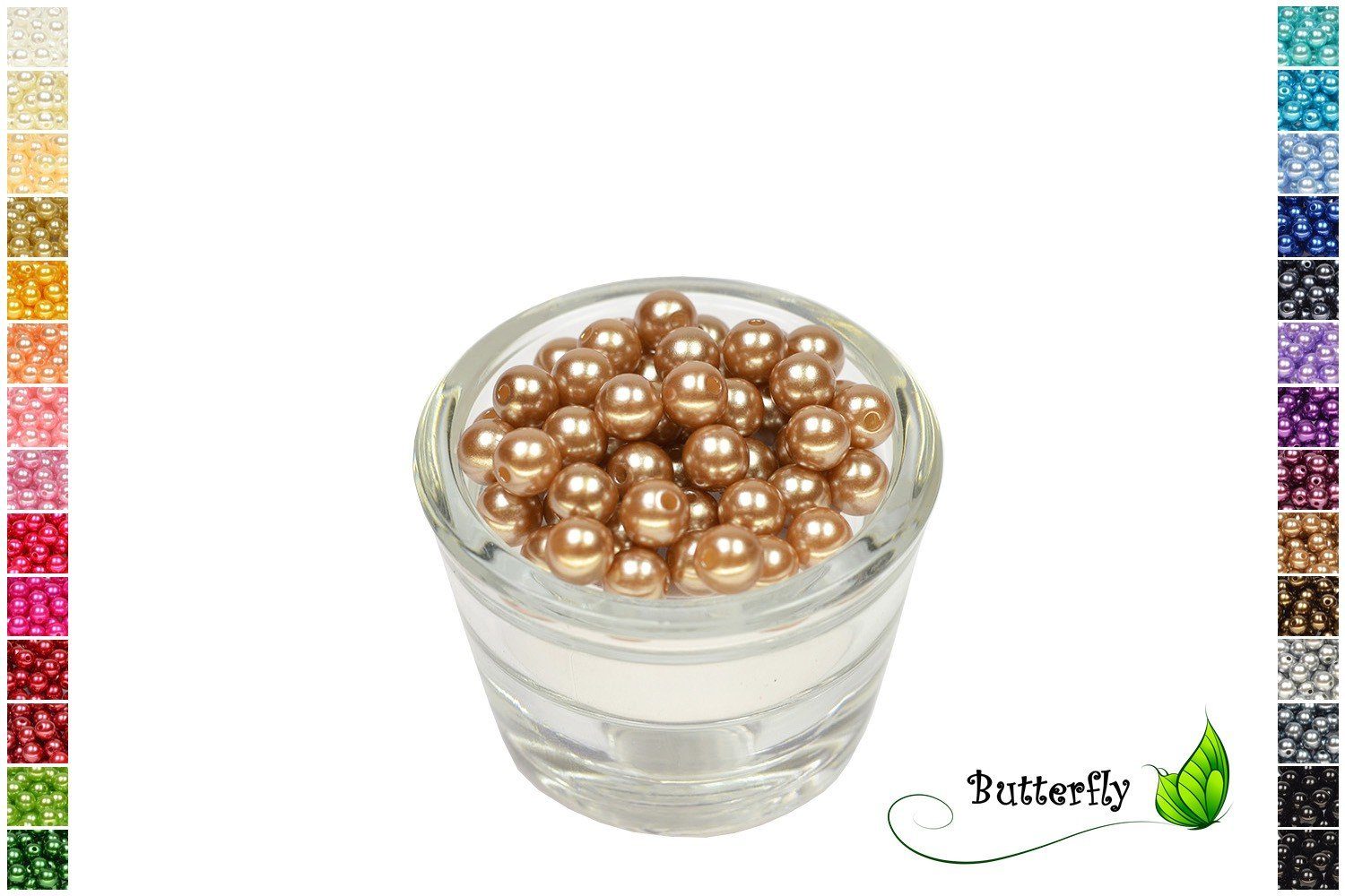 Creativery Ремесленные бусы, 50 Wachsperlen 8mm