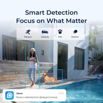 Reolink 4K WLAN Argus 3 Ultra mit Solarpanel Überwachungskamera (Außenbereich, Innenbereich, 8MP Farbnachtsicht, 5/2,4 GHz Wifi, Intelligente Erkennung, 2-Wege-Audio)