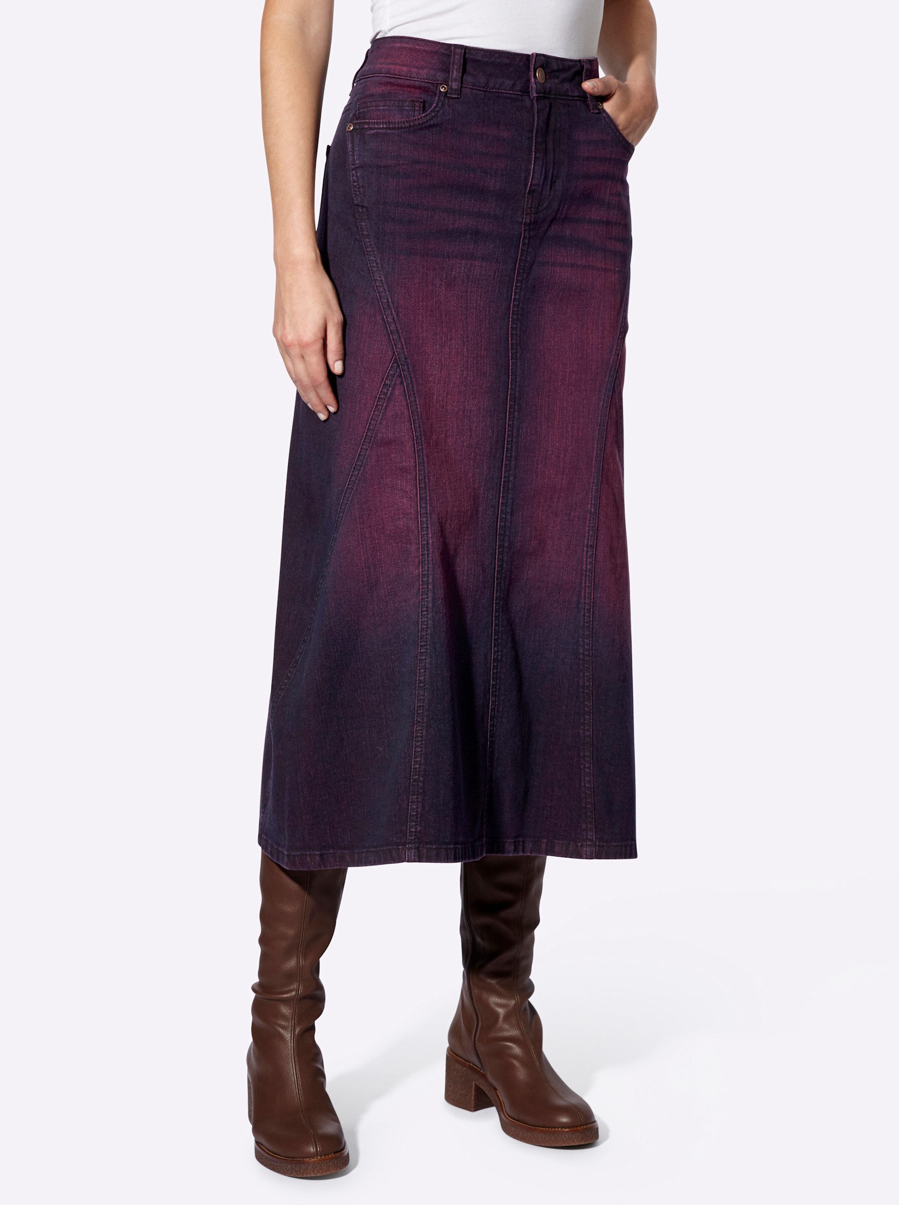 heine A-Linien-Rock Jeansrock . günstig online kaufen