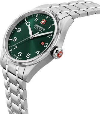 Swiss Military Hanowa Quarzuhr THUNDERBOLT, SMWGH0000803, Armbanduhr, Herrenuhr, Schweizer Uhr, Swiss Made, Datum, Saphirglas