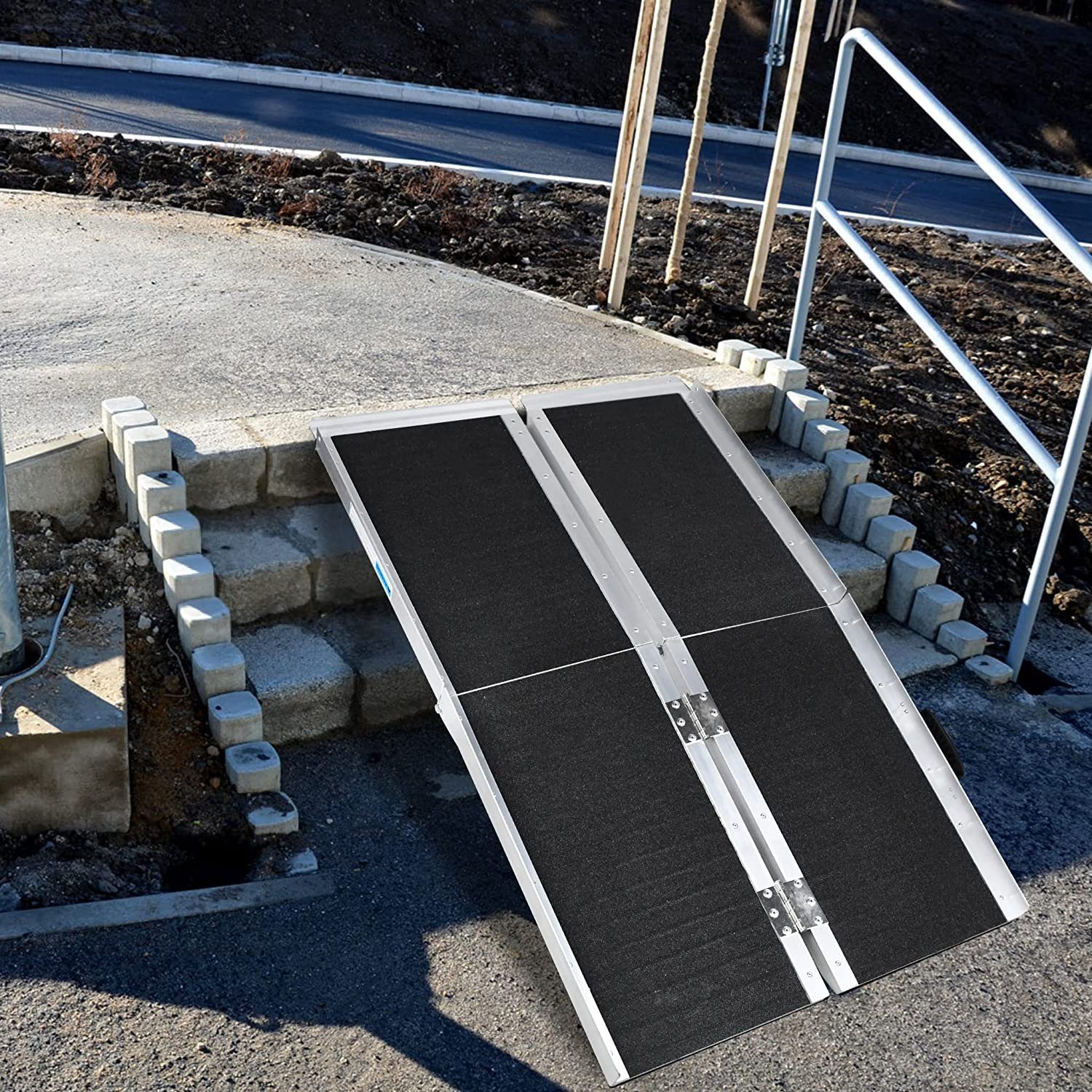 Alu-Rollstuhlrampe 1,5m Klappbar - Mobilität Für Jeden Ort!