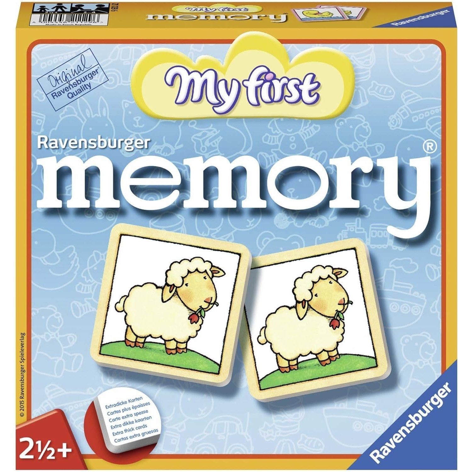Ravensburger Игрыsammlung Ravensburger 21129 - Mein erstes Memory, Kinderspiel Kartenlegespiel, Kinderspiel