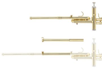 Classic Cantabile Signaltrompete AT-1871 Più Aida Trompete, (inkl. Wechselstimmzügen, Leichtkoffer & Mundstück), Fanfarentrompete in B- (H), Bb- & Ab-Stimmung