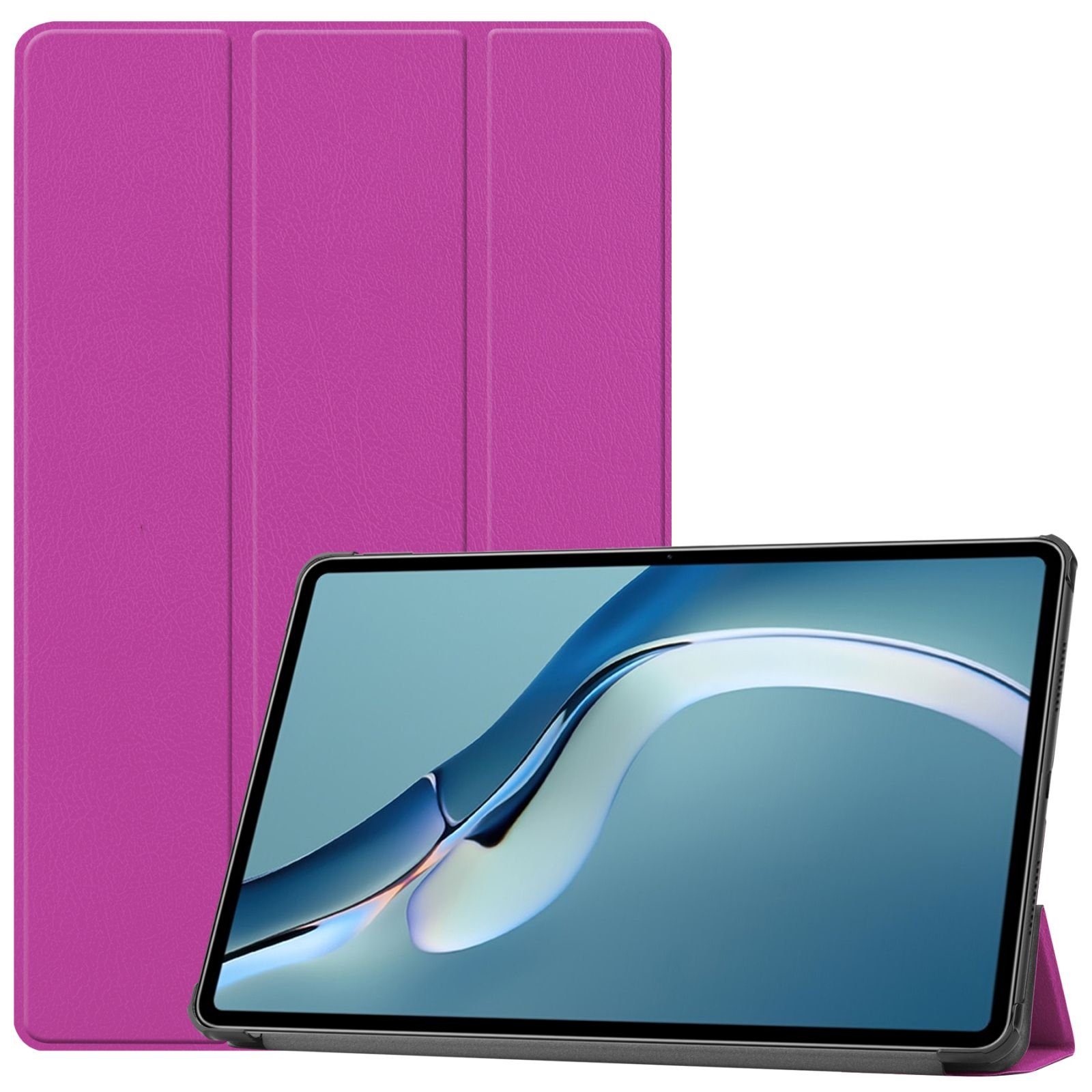 Lobwerk Tablet-Hülle Schutzhülle für Huawei MatePad Pro 2021 12.6, Wake & Sleep Funktion, Sturzdämpfung, Aufstellfunktion