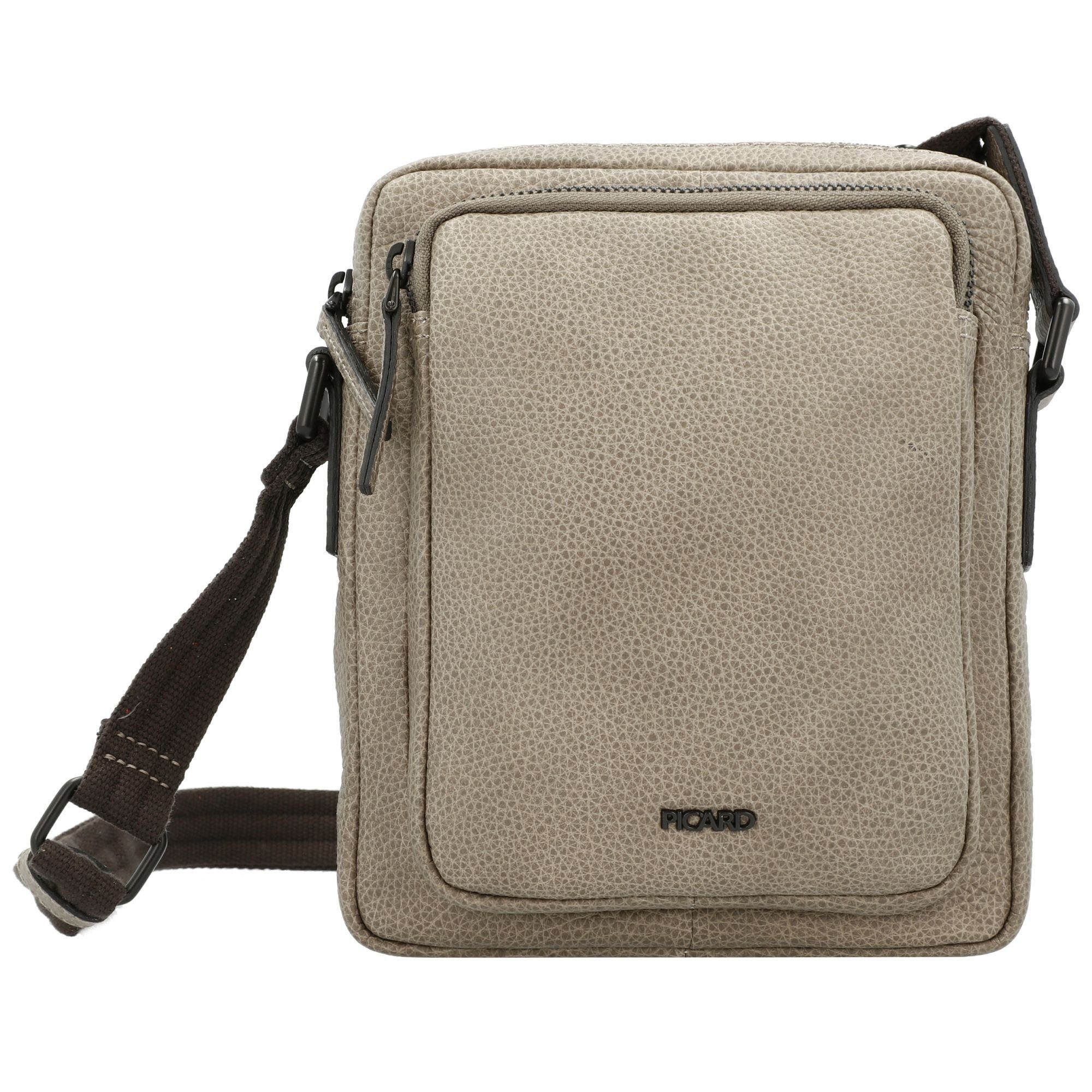 Picard Umhängetasche Casual, Leder taupe