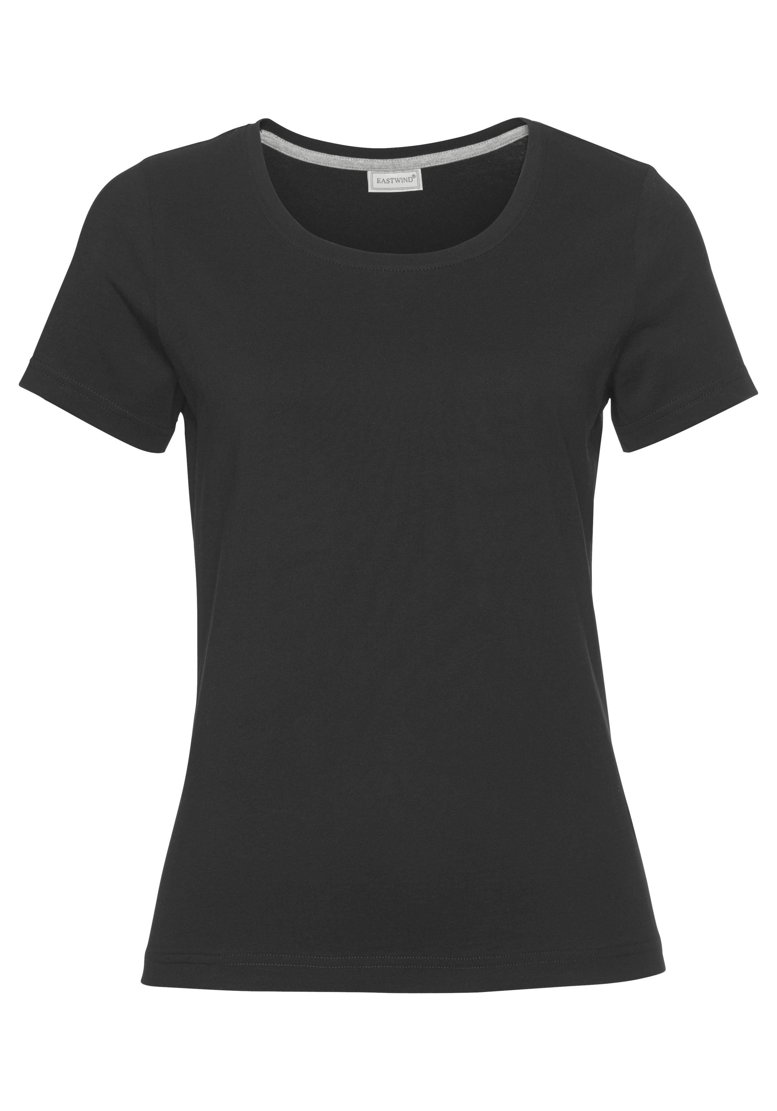 Eastwind T-Shirt (Spar-Set, 3er-Pack) schwarz, weiß schwarz