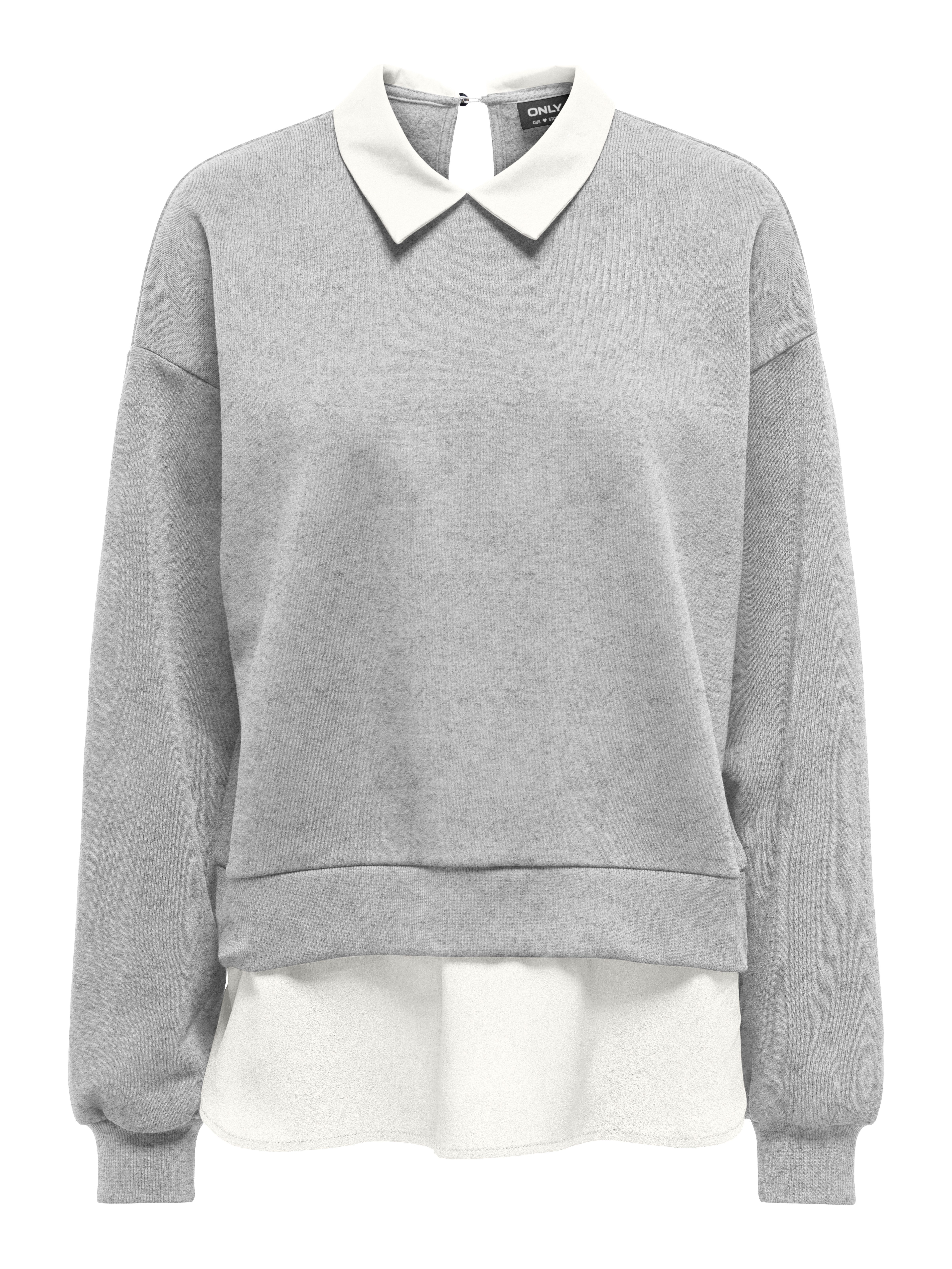 ONLY Sweatshirt ONLANNI L/S WOVEN MIX günstig online kaufen