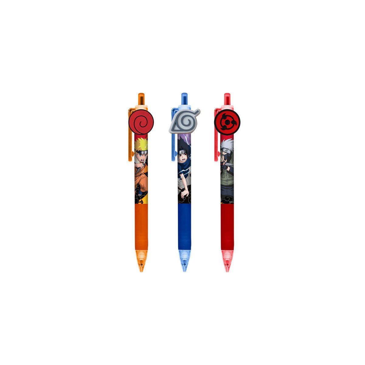 Naruto Kreativset Naruto 3-teiliges Stift-Set – Ideal für Fans der Anime-Serie