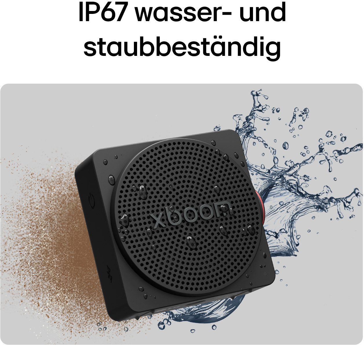 LG xboom Mini Portable-Lautsprecher 1.0 (Bluetooth, 15 W)