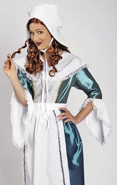 Das Kostümland Kostüm Mittelalter Magd Margret Kostüm für Damen - Türkis