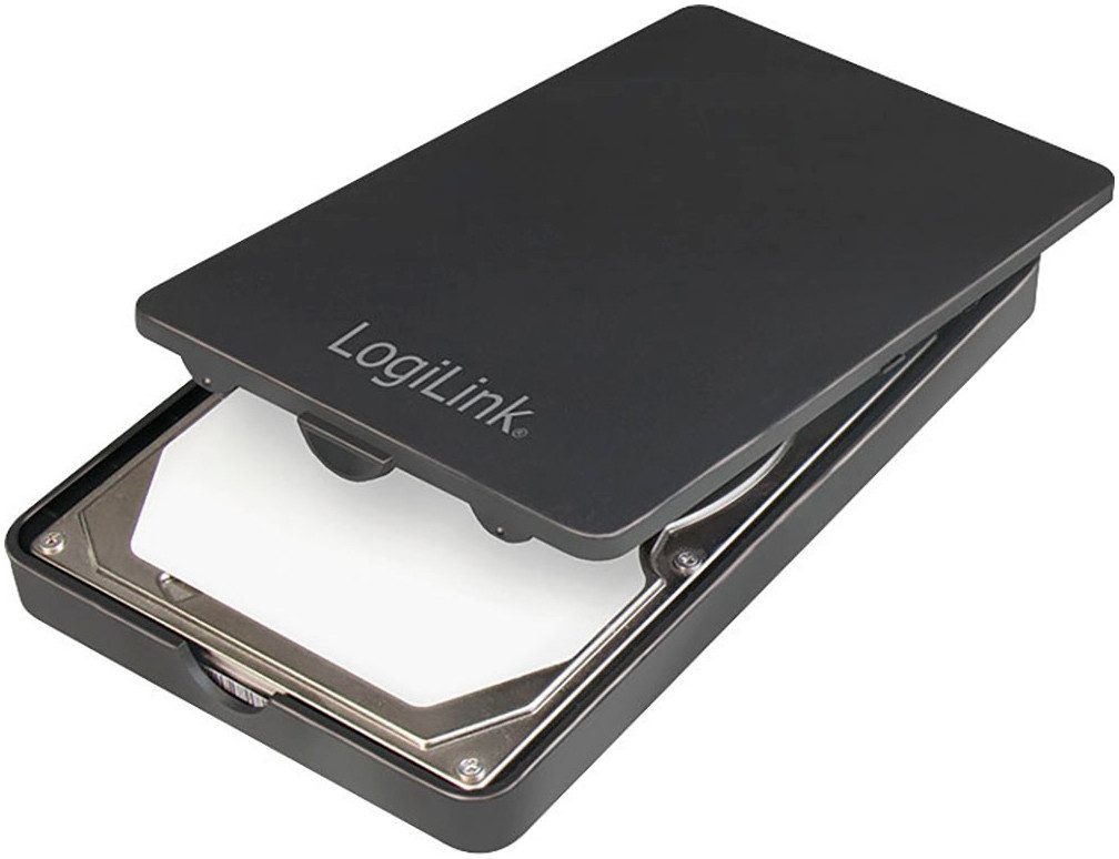 LogiLink USB 3.0 Gehäuse für 2,5" SATA HDD/SSD HDD-Festplatte 2,5"