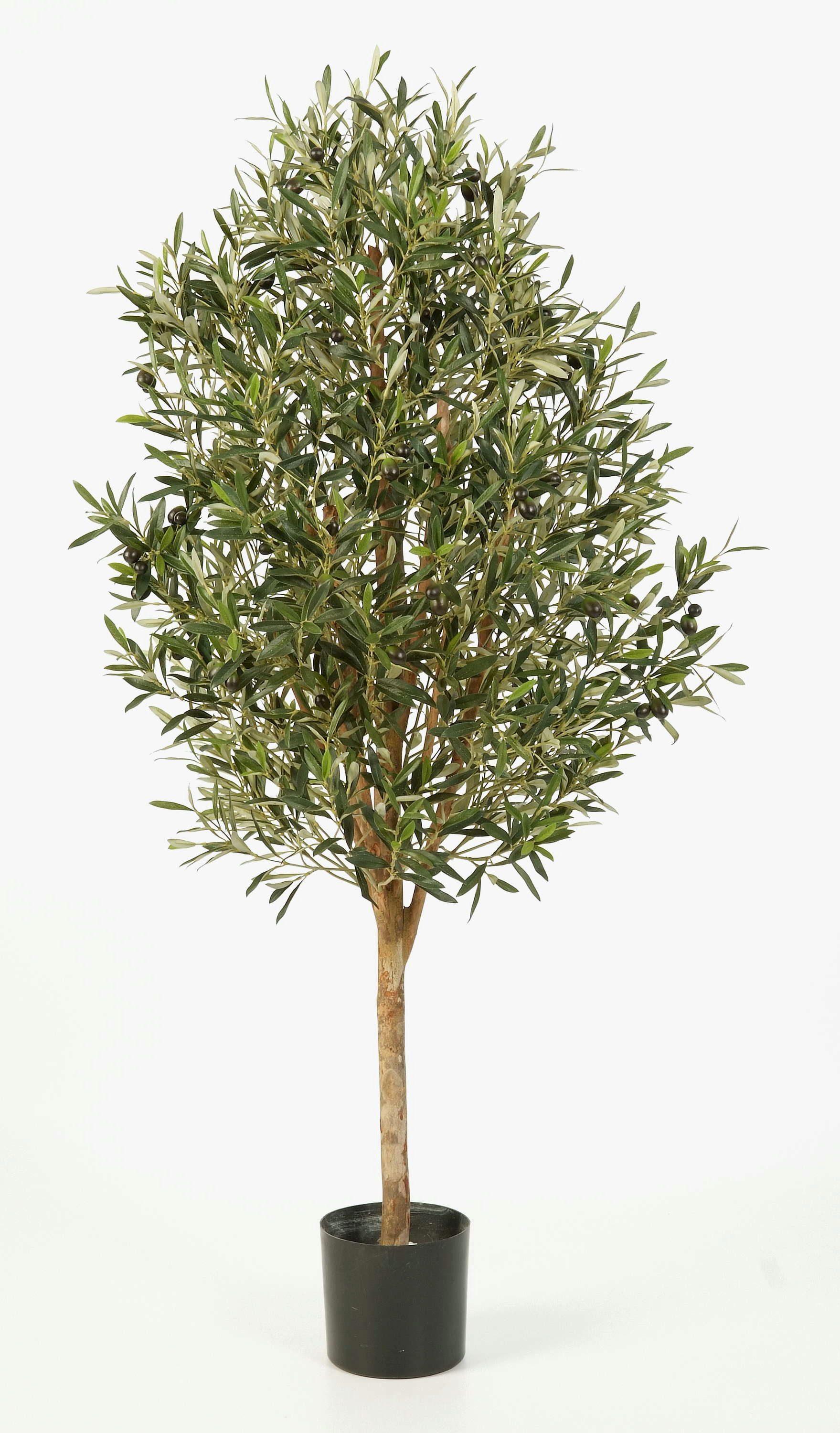 Kunstbaum Deko Olivenbaum, 3120 Blätter, 140cm - künstlicher Baum Olivenbaum, artplants, Höhe 140.0 cm
