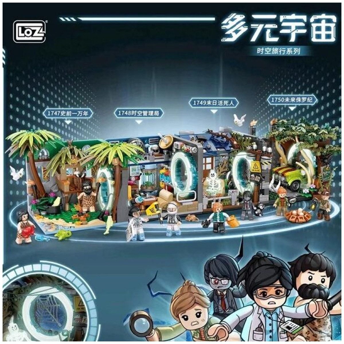 Wisam LOZ Ideas 1748 Multiverse 2/4 Portalreise Labor Spielbausteine