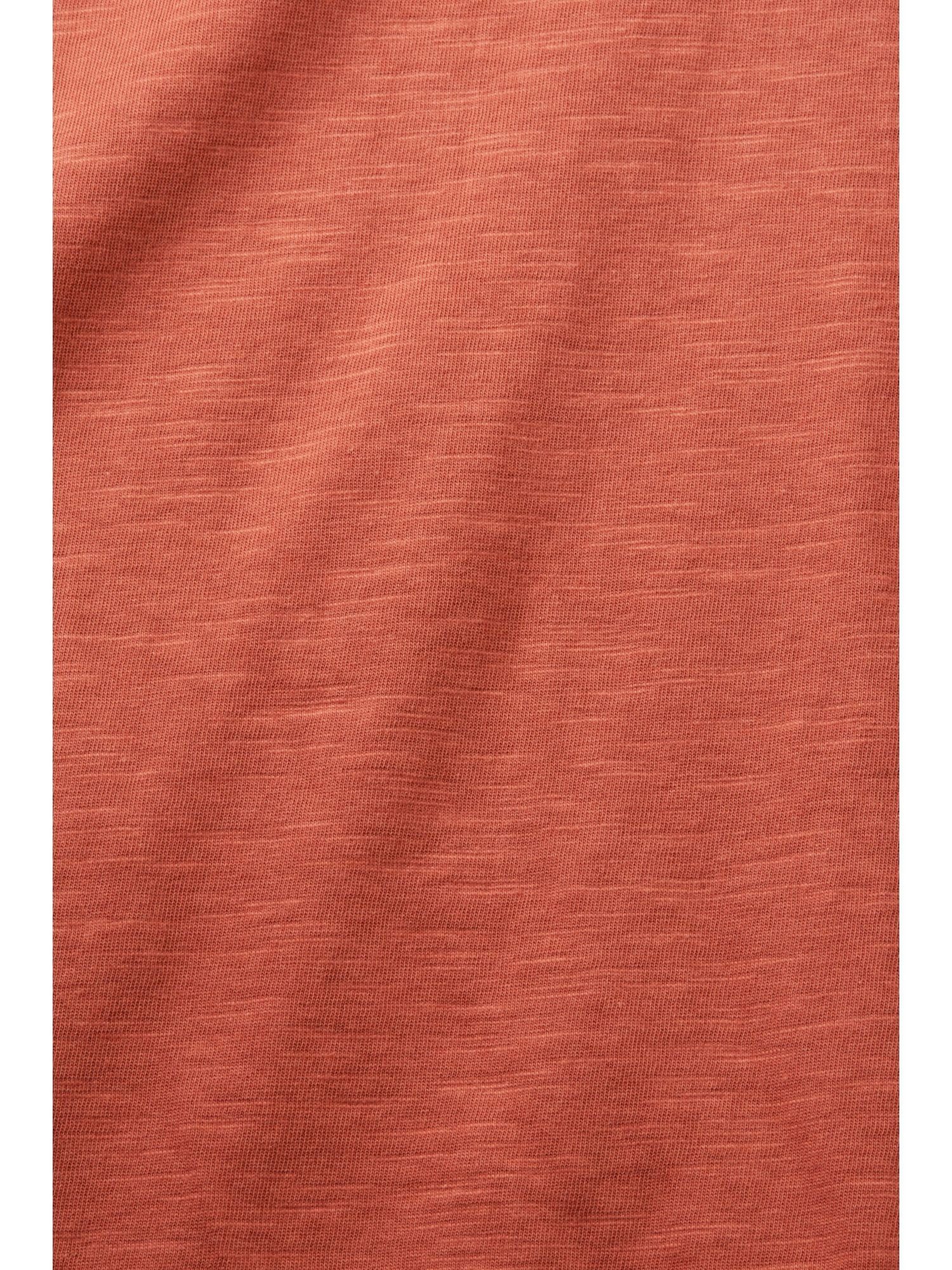 Esprit % 3/4-Arm-Shirt Baumwolle Longsleeve, TERRACOTTA 100