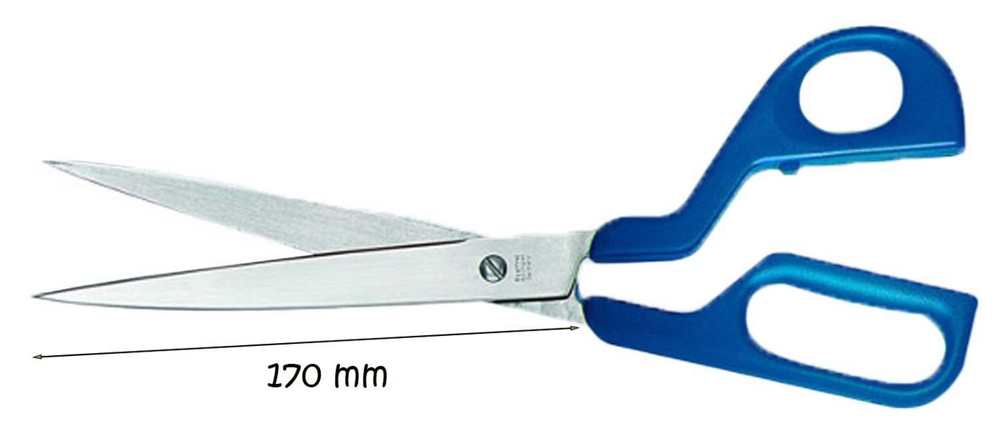 Thumbnail - varivendo Tapezierschere Tapezierschere blau 290mm, (Stück, 1-tlg., Tapezierschere), Tapetenschere Malerschere Bastelsch...