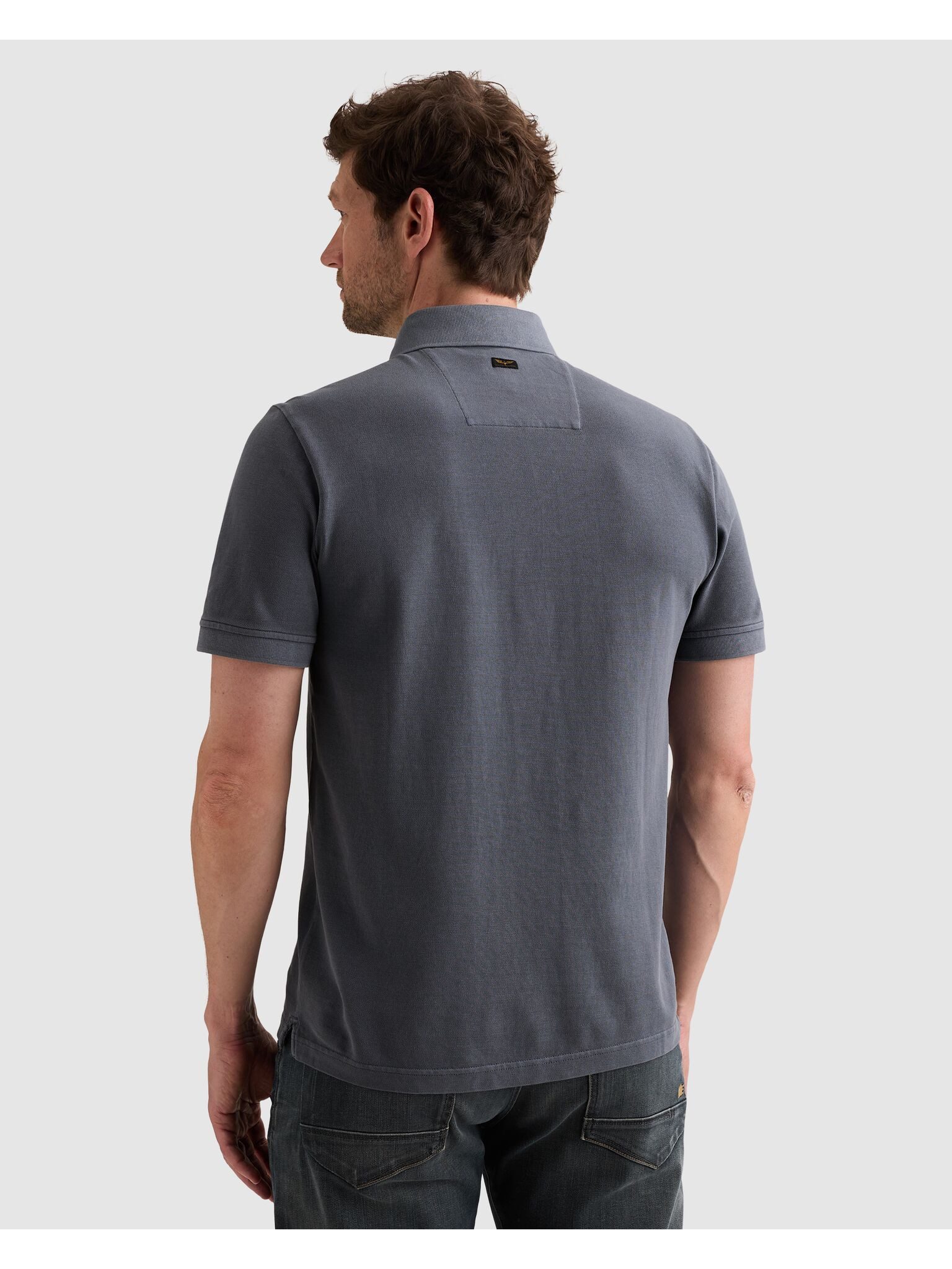 PME LEGEND Poloshirt Short sleeve polo pique garment dyed Piqué aus trageangenehmer Baumwolle