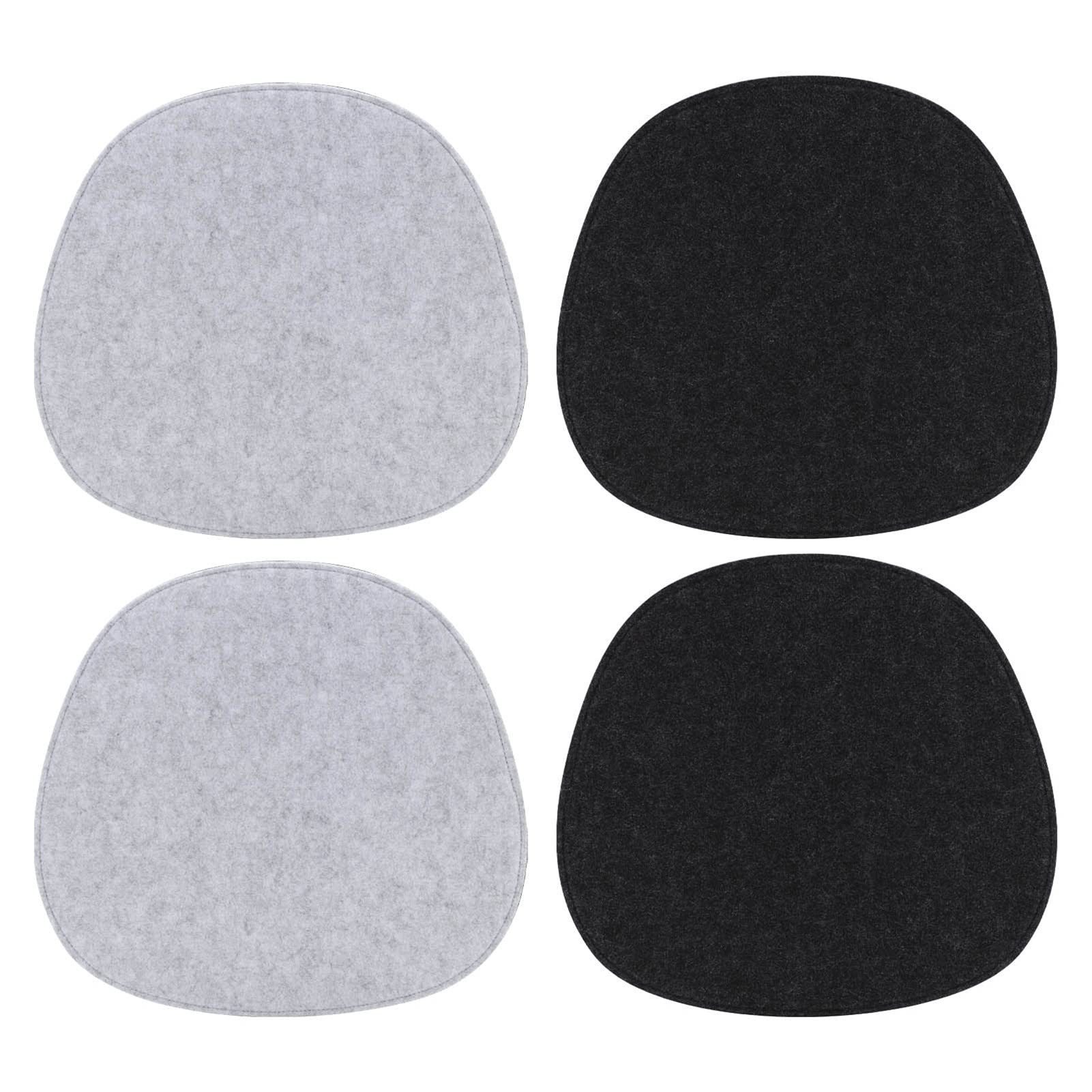 Youyijia Stuhlkissen Set of 4 Chair Cushions Felt Seat Cushion37 x 40 cm
