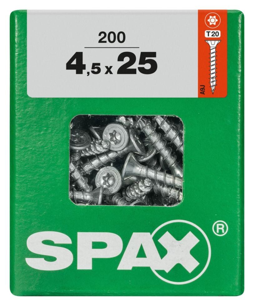 Thumbnail - SPAX Holzbauschraube Spax Universalschrauben 4.5 x 25 mm TX 20 - 200
