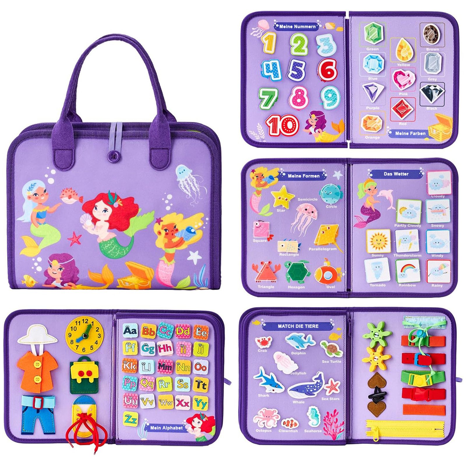 MODFU Lernspielzeug Montessori Busy Board Baby günstig online kaufen