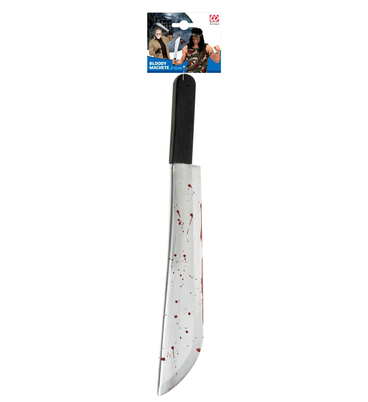 Widmann S.r.l. Blaster Blutverschmierte Machete - 52 cm, Blutig - Hallow