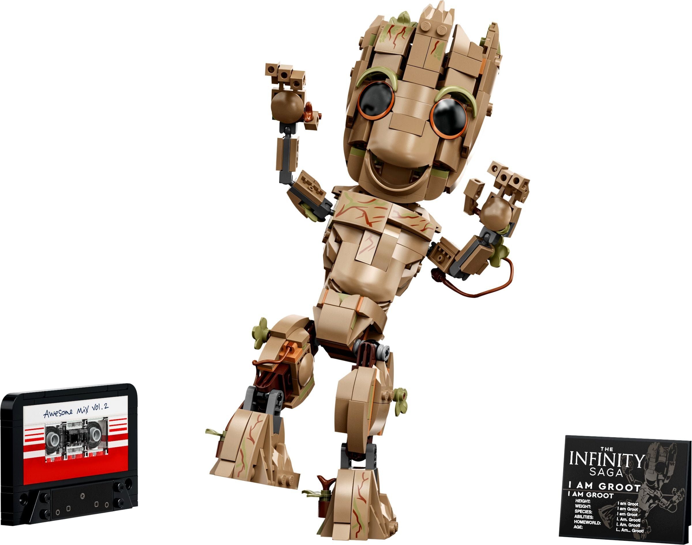 LEGO® LEGO Marvel Avengers 76217 Ich bin Groot Spielbausteine, (Set, 476 St., Unterhaltung)