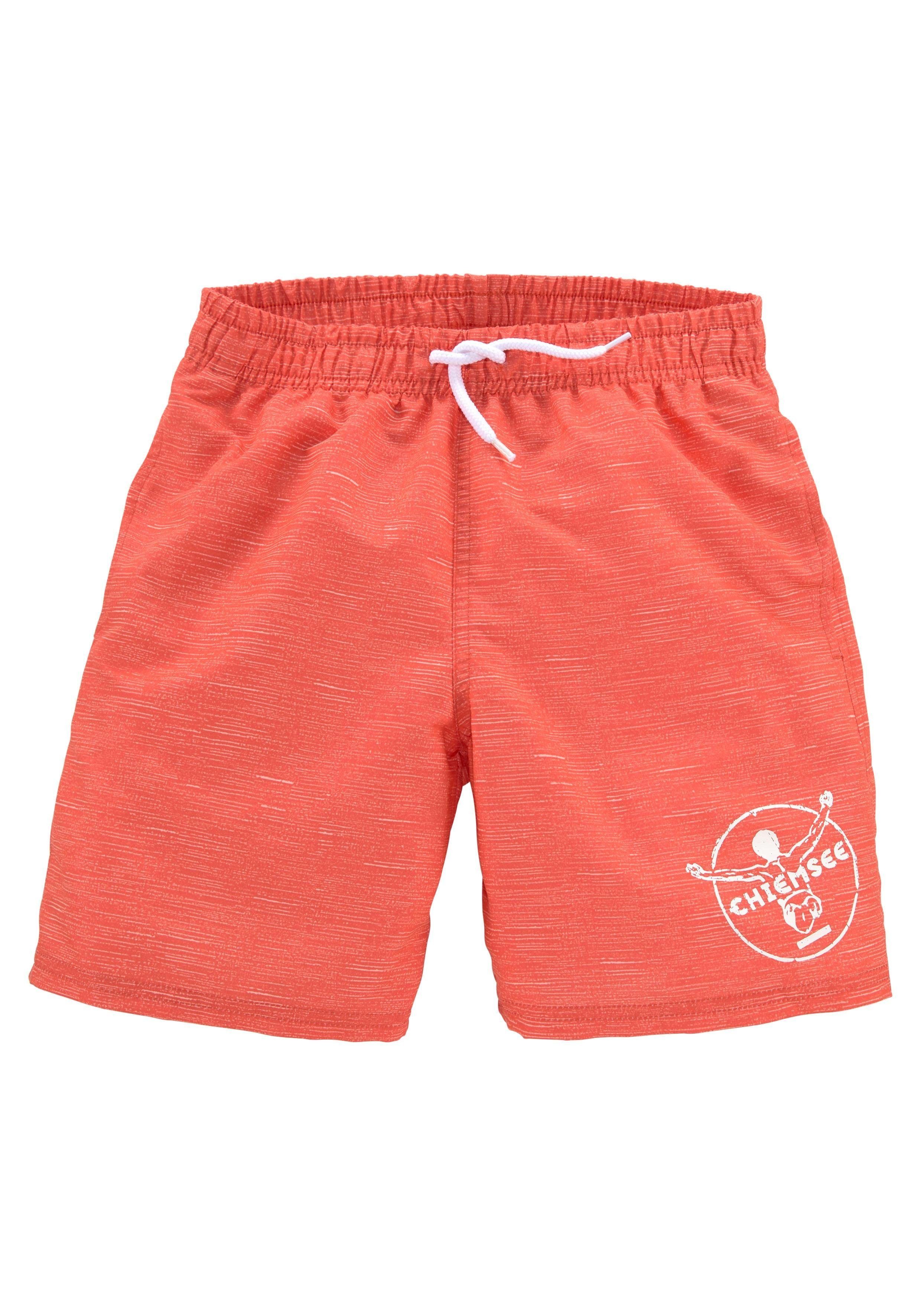 Chiemsee Badeshorts Melange Kids mit Logoprint