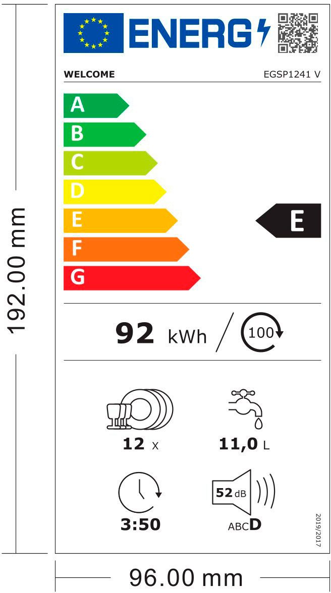 Energieeffizienzklasse: 