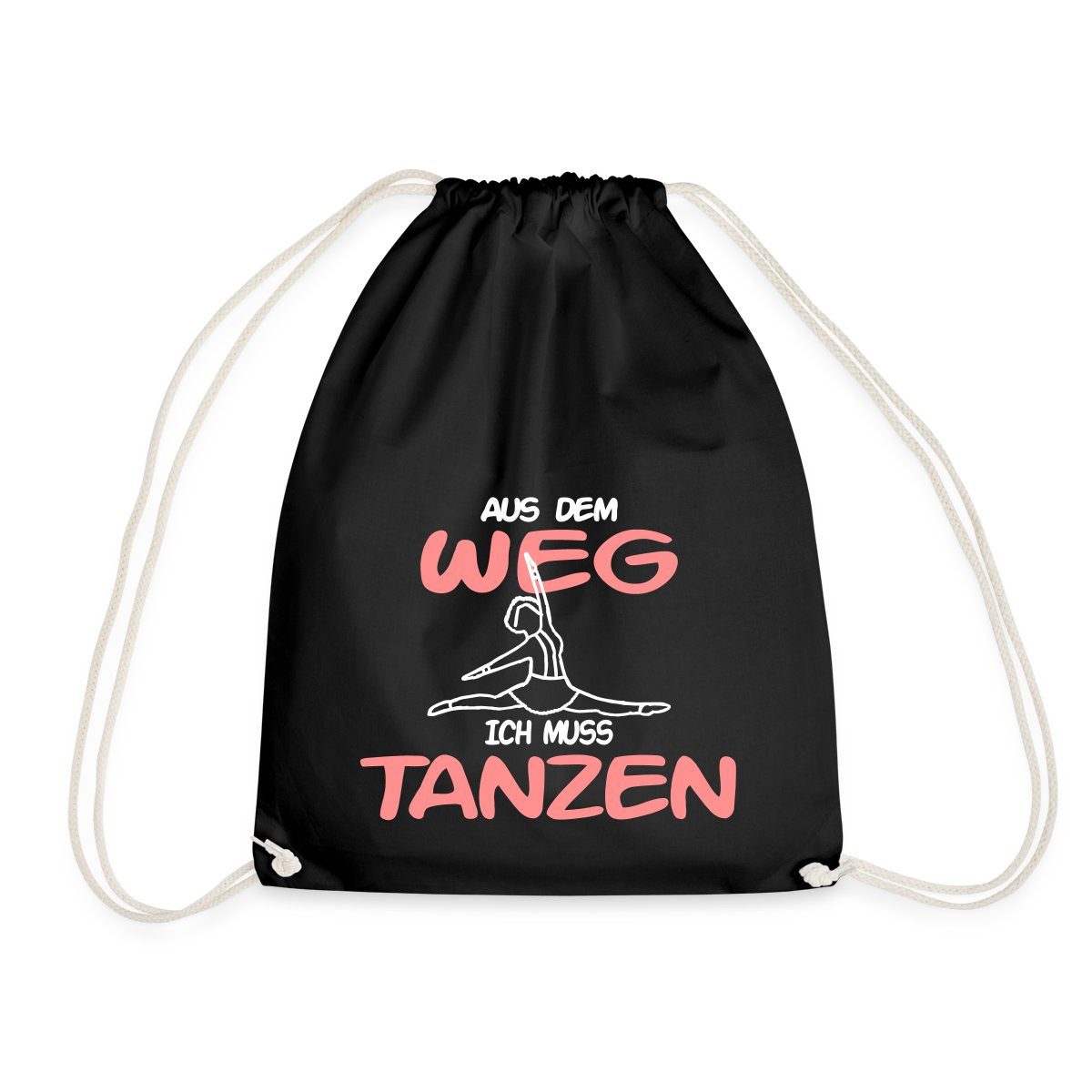Spreadshirt Turnbeutel Tanzmariechen Aus Dem Weg günstig online kaufen