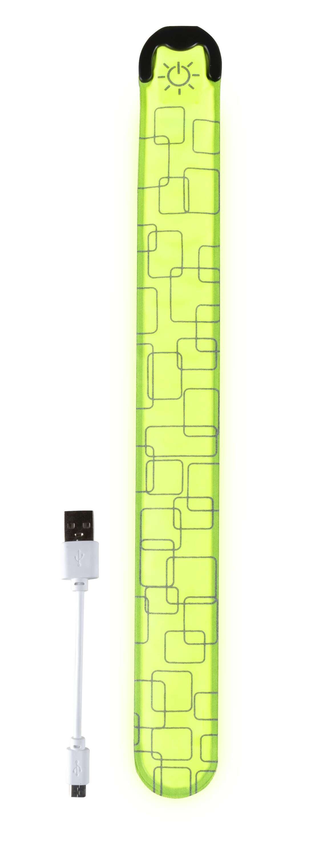 Safety Maker Reflektorband LED Klackband mit USB, (1 St., 1 Stück)