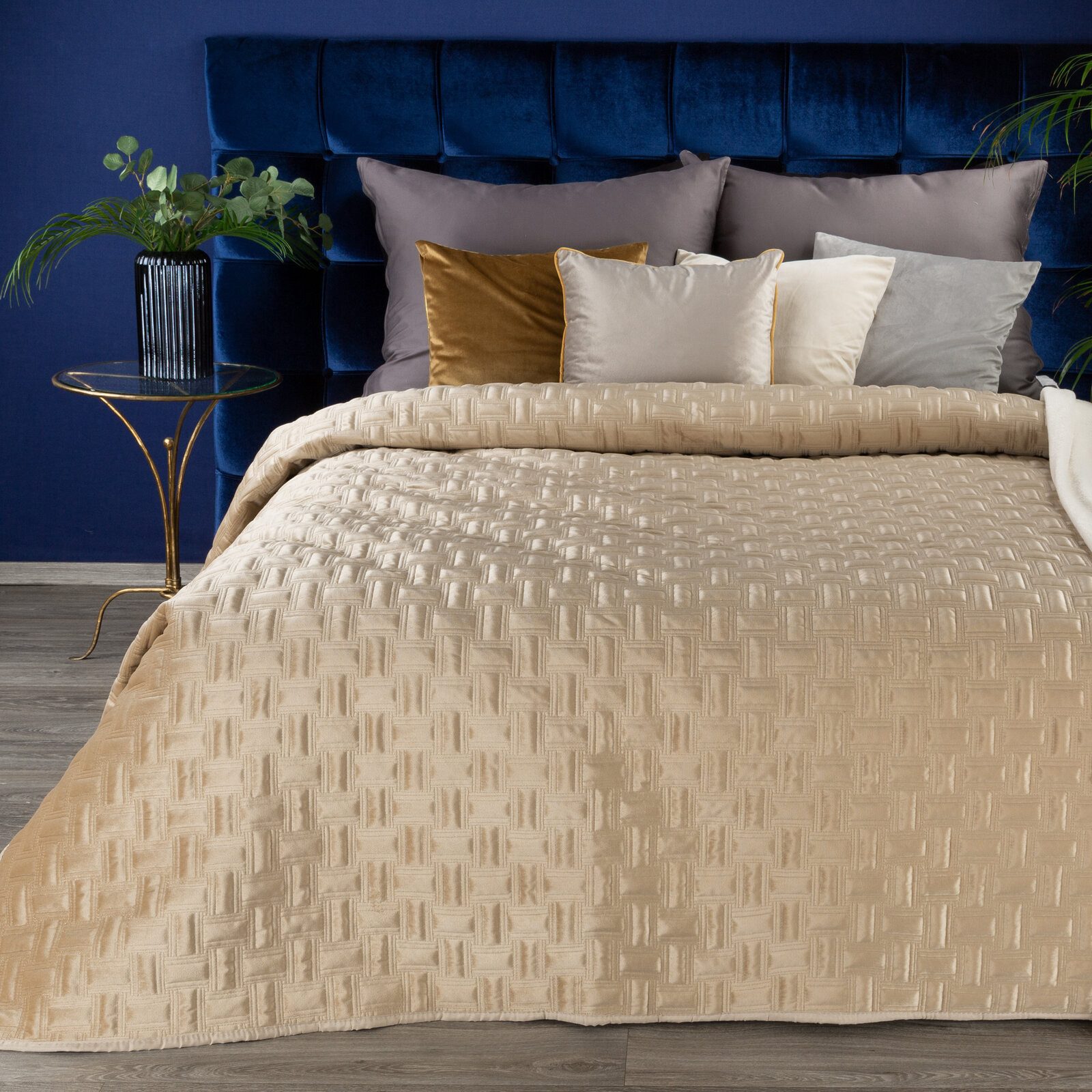 Eurofirany Tagesdecke RIA, Elegante Tagesdecke Velvet günstig online kaufen
