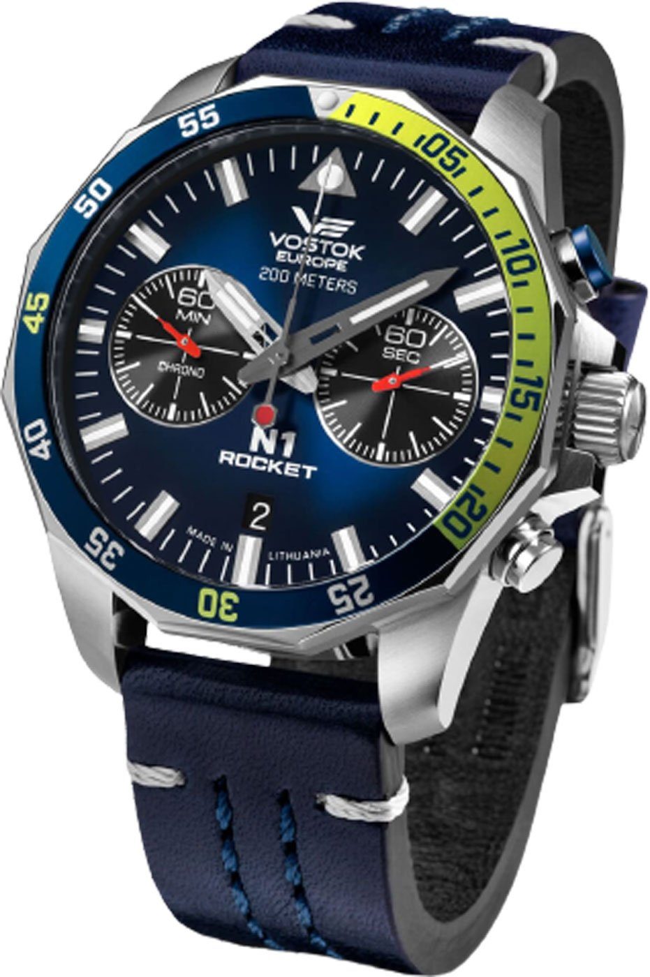 Vostok Europe Quarzuhr Herrenuhr - Serie: Rocket N1 - Vostok Europe Modell: 6S21-225A708L