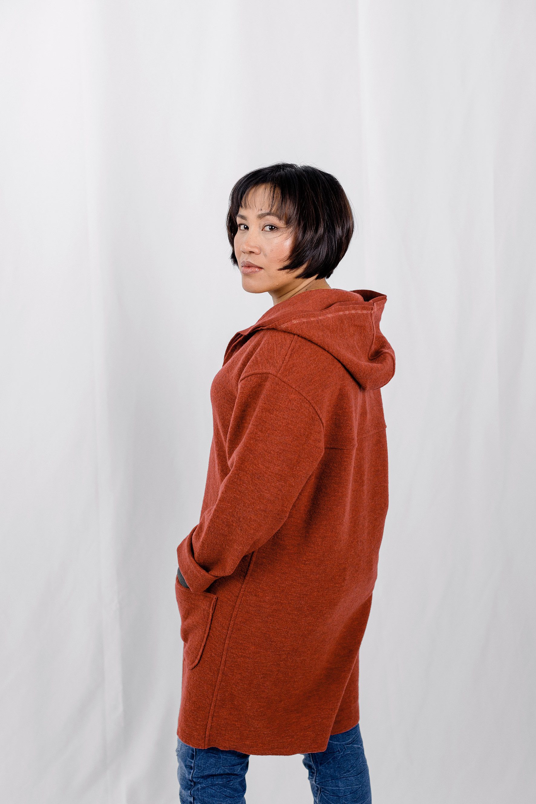 Engel Naturkleidung Kurzmantel Damen-Mantel, Walk mit günstig online kaufen