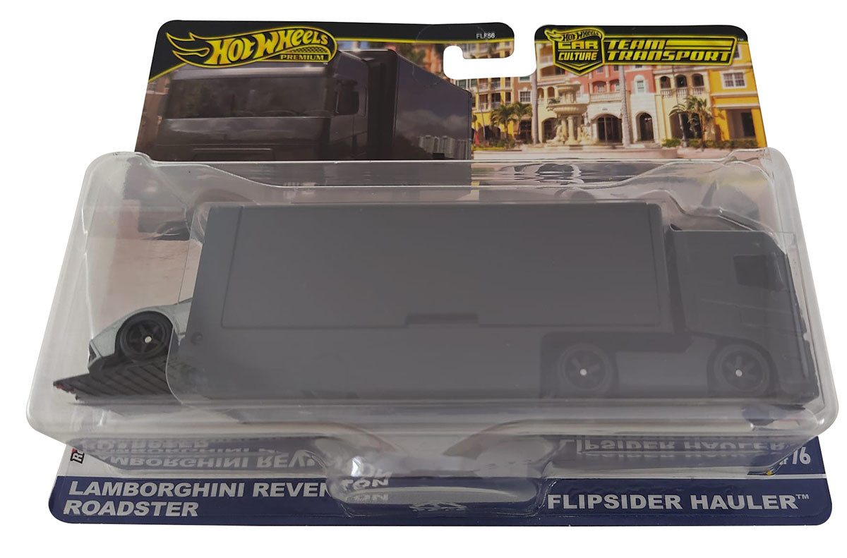 Hot Wheels Spielzeug-Transporter Hot Wheels Premium Car Culture Team Transport - Lamborghini Reventon R