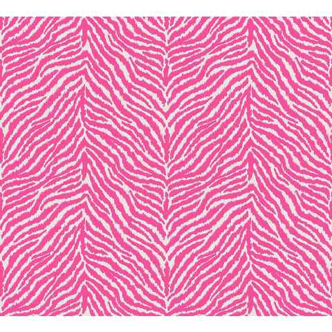 A.S. Création Vliestapete Trendwall im Zebra Print, strukturiert, animal print, Tapete Tiere