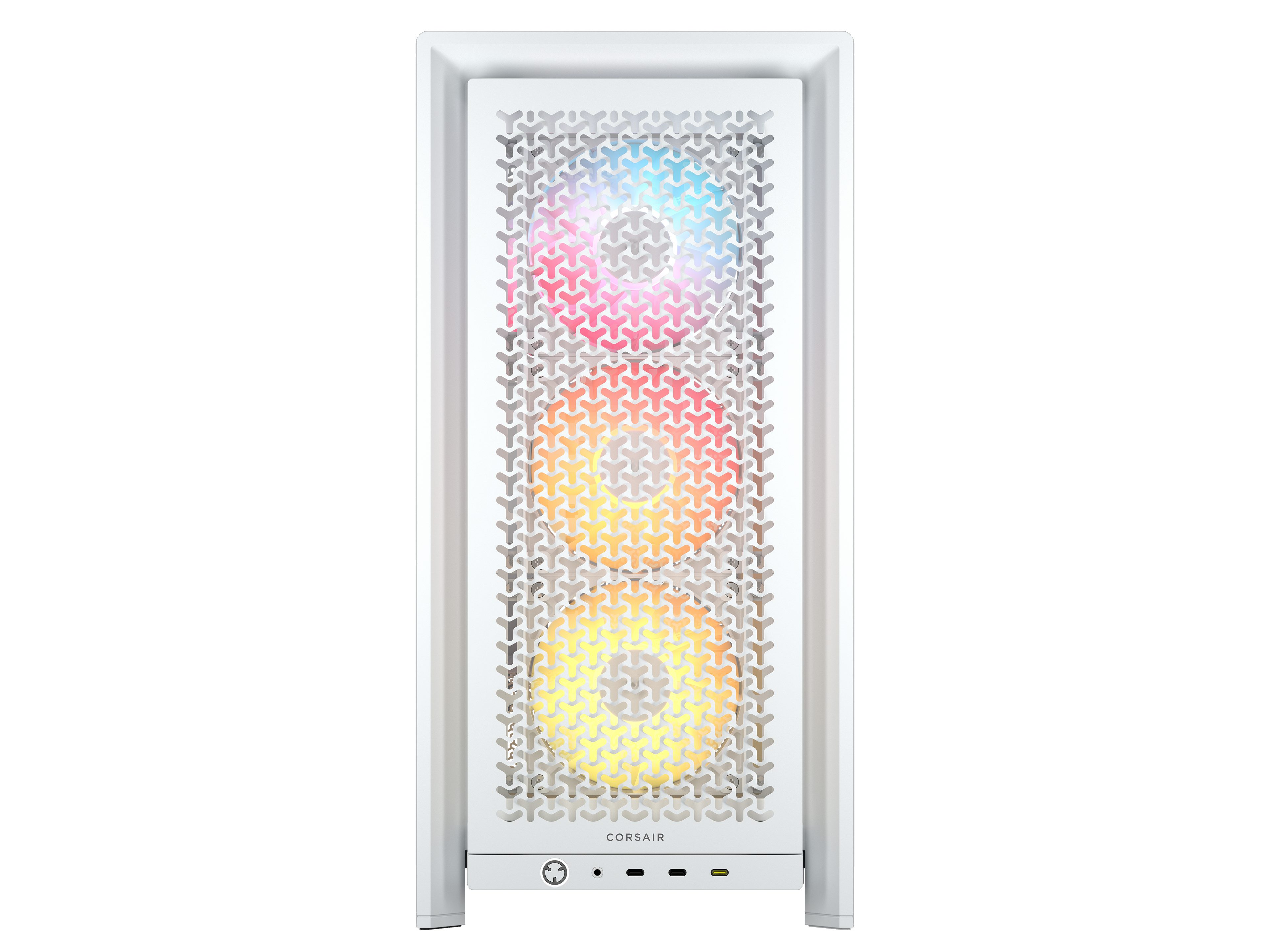 Corsair PC-Gehäuse FRAME 4000D LCD RS Performance Mid-Tower, White, nur Gehäuse
