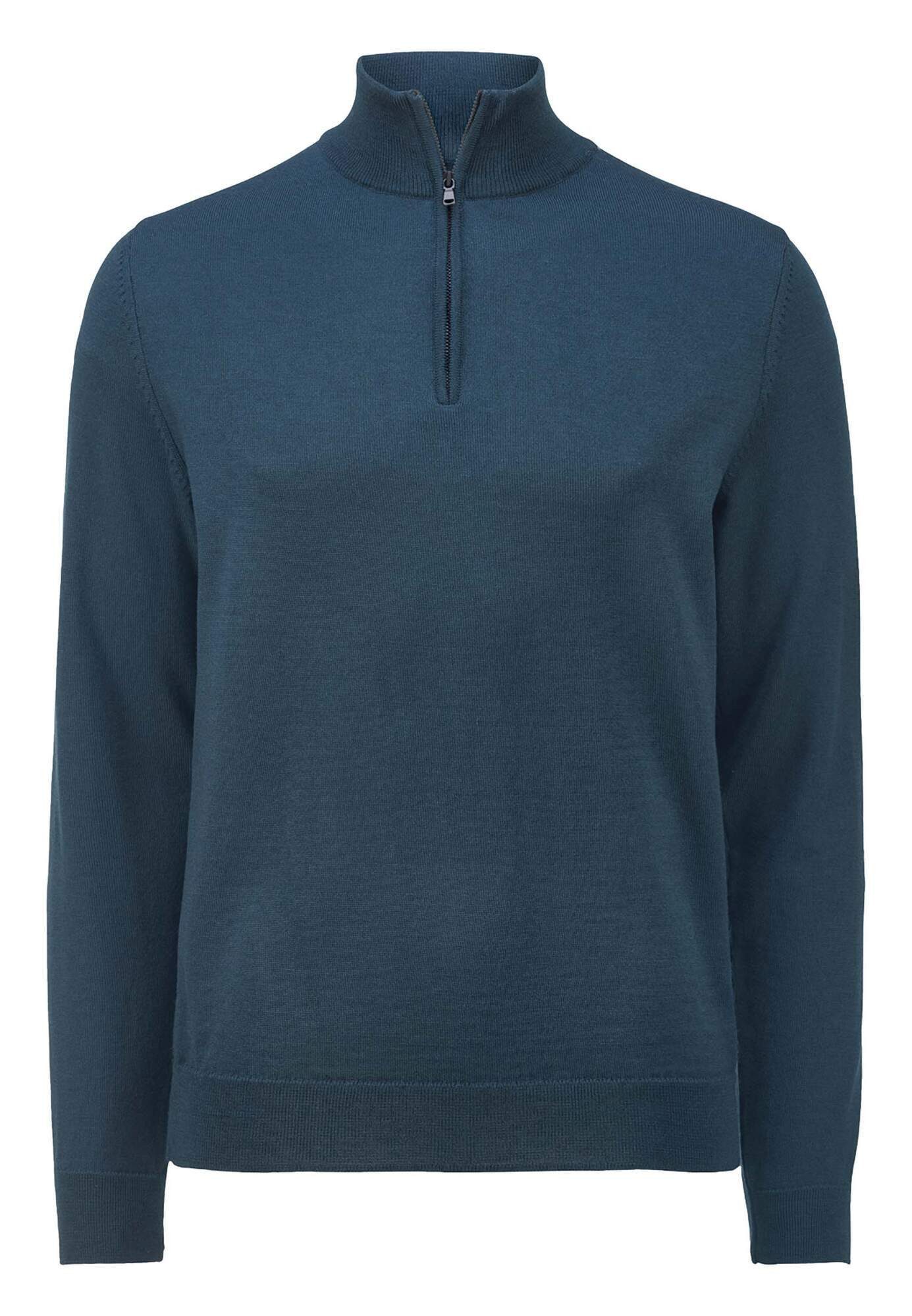 Hessnatur Strickpullover Regular aus reiner Bio-Merinowolle (1-tlg)