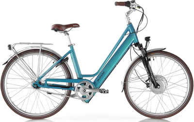 ALLEGRO E-Bike »Invisible City Plus Blue«, 7 Gang Shimano Nexus Schaltwerk, Nabenschaltung, Frontmotor 250 W