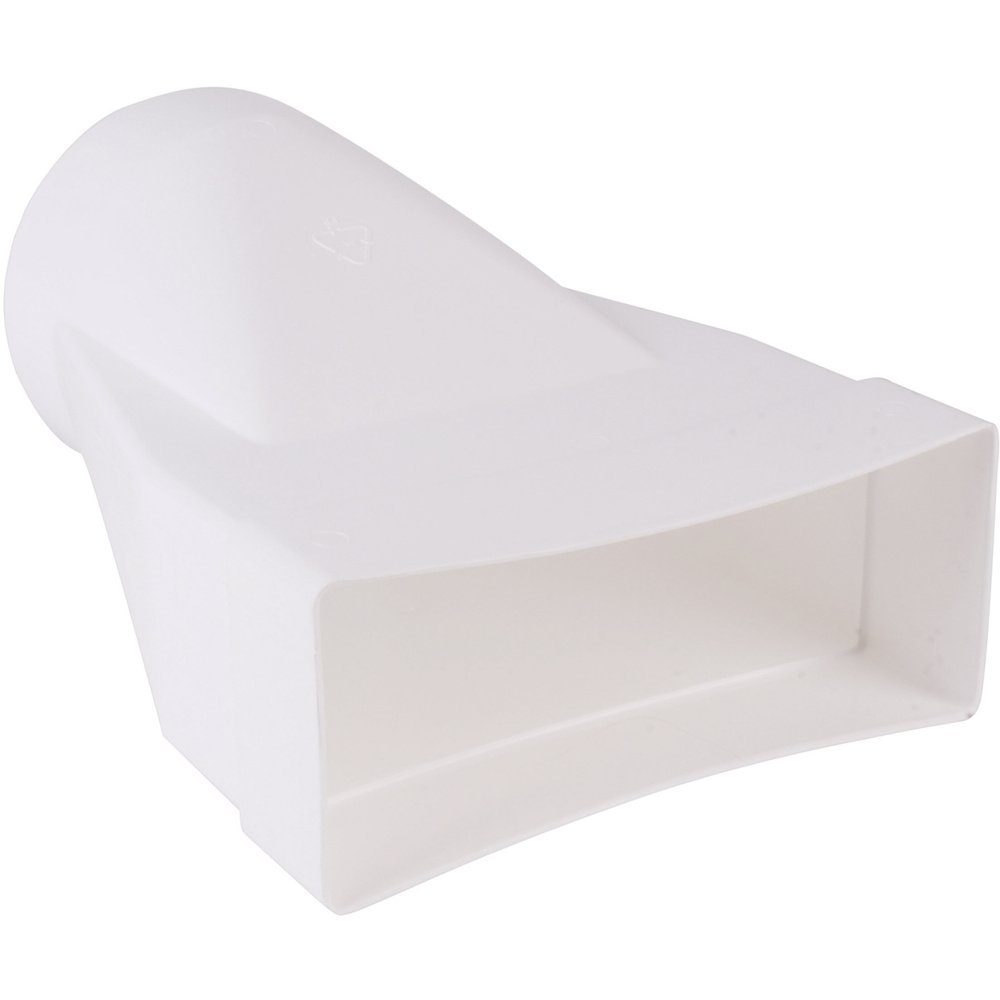 Wallair Rohrverbinder Wallair N15865 Flachkanal-Lüftungssystem 150 Übergangsstück rund/flach