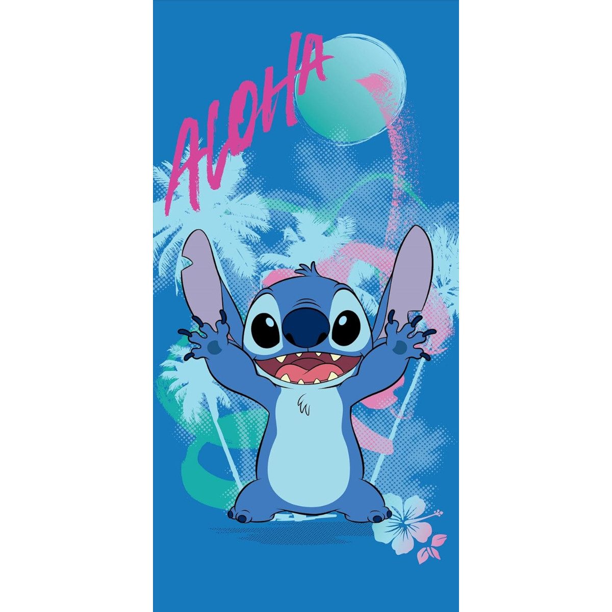 Lilo & Stitch Badetuch - Handtuch 70x140 cm Baumwolle Badetuch saugfähig Duschtuch, (1-St)