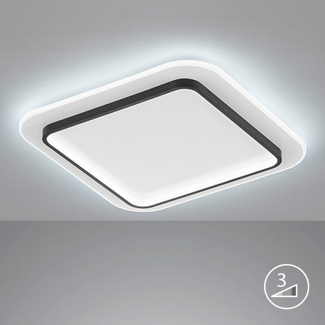FISCHER & HONSEL LED Deckenleuchte Blithe, Dimmfunktion, LED fest  integriert, Warmweiß, EEG - Enthält Lichtquellen der  Energieeffizienzklassen: F