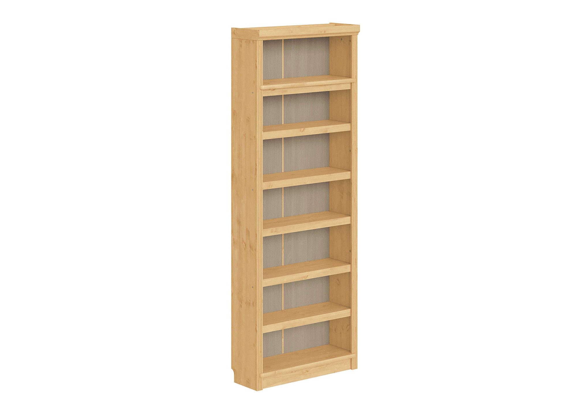 OTTO home Bücherregal Soeren Regal B/T/H: 80/29/220 cm, 7 offene Fächer, massive Kiefer, FSC®-zertifiziert