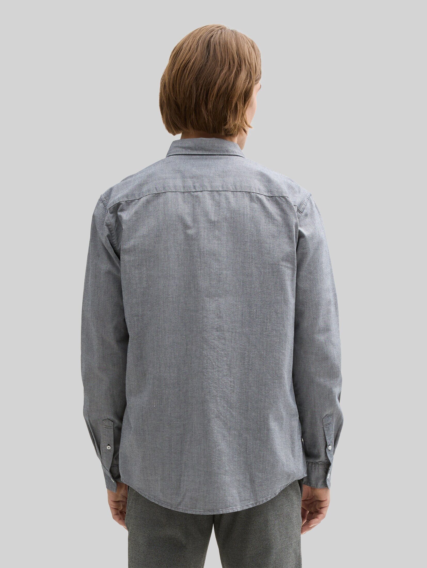 TOM TAILOR Langarmhemd Blusen & Shirts Regular Fit Hemd mit Brusttasche