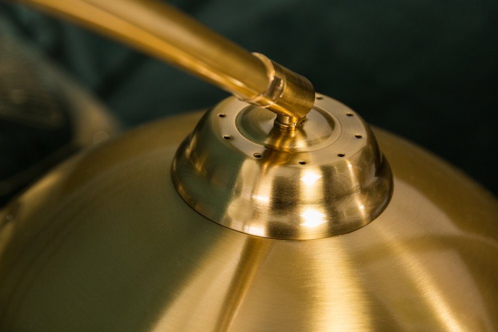 Modern · gold, · DEAL LOUNGE · Bogenlampe verstellbar 205cm Design Leuchtmittel, Metall riess-ambiente ohne Wohnzimmer