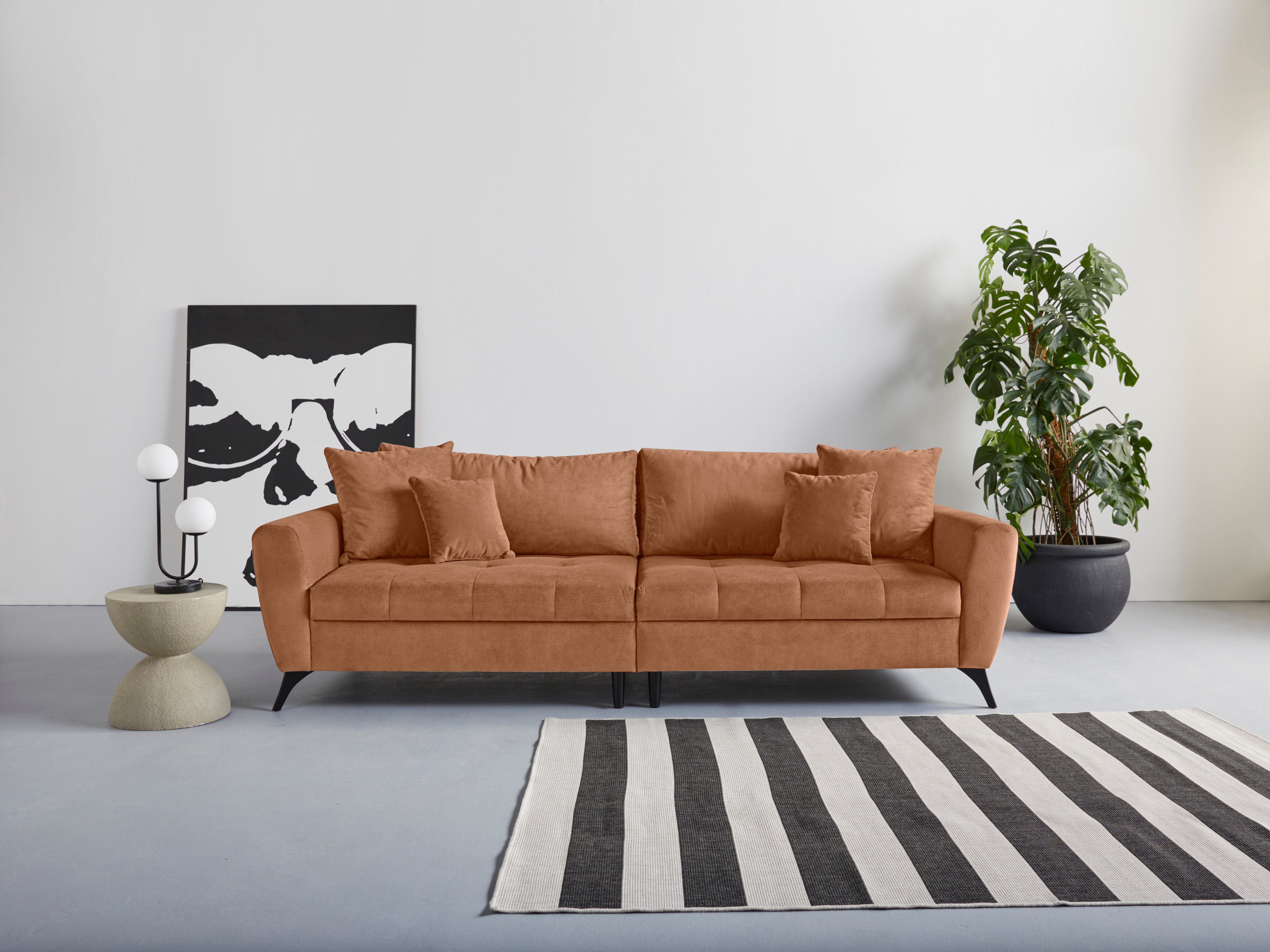 INOSIGN Big-Sofa Lörby, Belastbarkeit bis 140kg pro Sitzplatz, auch mit Aqua clean-Bezug