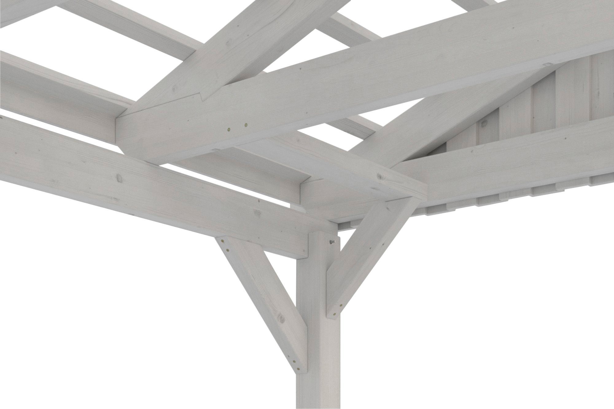 Skanholz Einzelcarport Fichtelberg, BxT: 423x808 cm, 379 cm Einfahrtshöhe, mit Dachlattung
