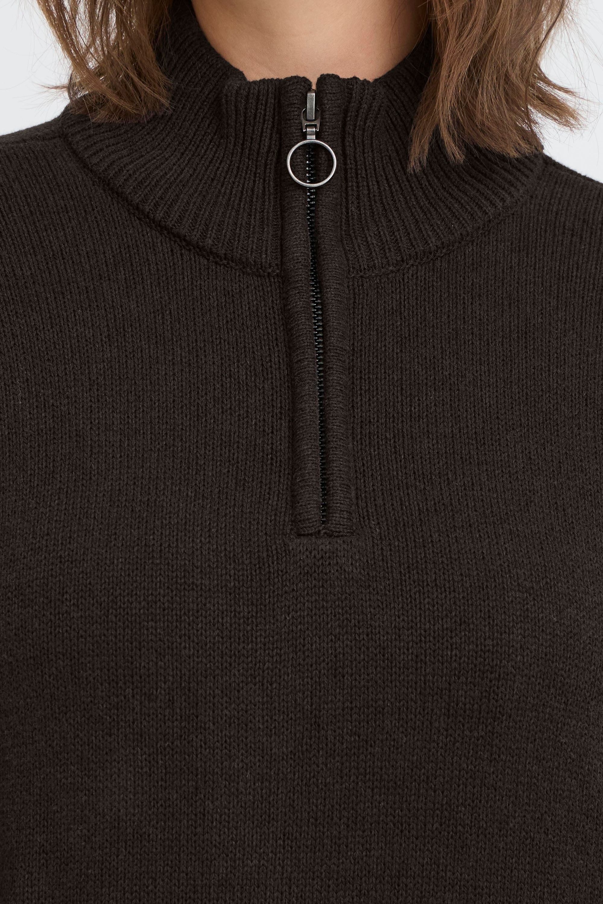 OXMO Strickkleid OXFsanva Modisches Troyer-Strickleid – Bild 5 von 5
